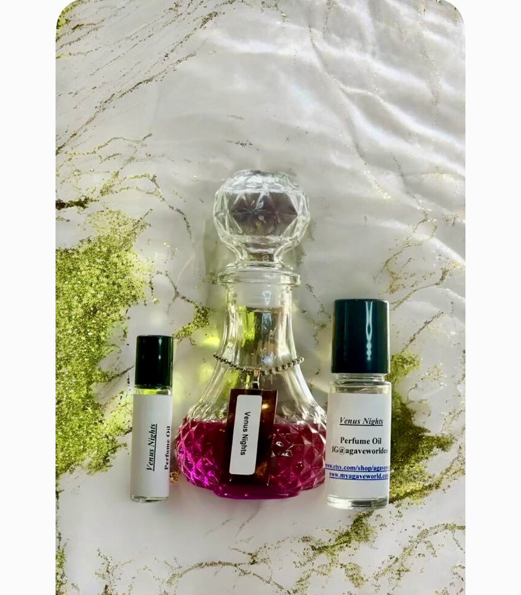 Venus Nights Fragrance Oil/ Alcohol Free Roll- On Glass Bottle