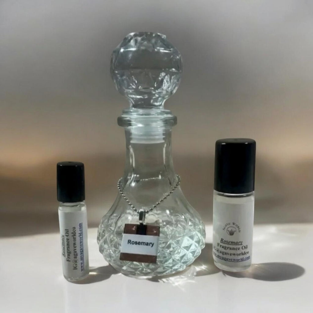 Rosemary Fragrance Oil/ Alcohol Free/ Roll- On Glass Bottle