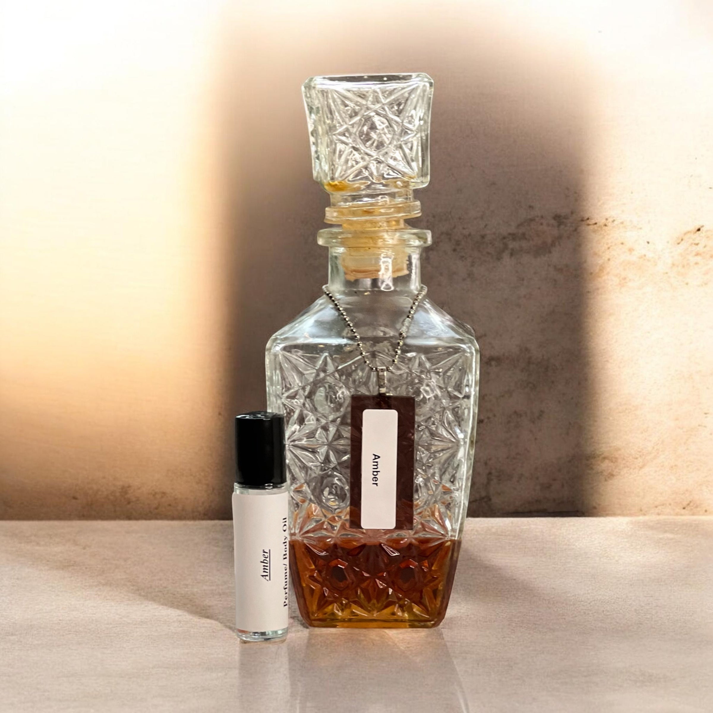 Amber Fragrance Oil/ Alcohol Free Roll- On Bottle