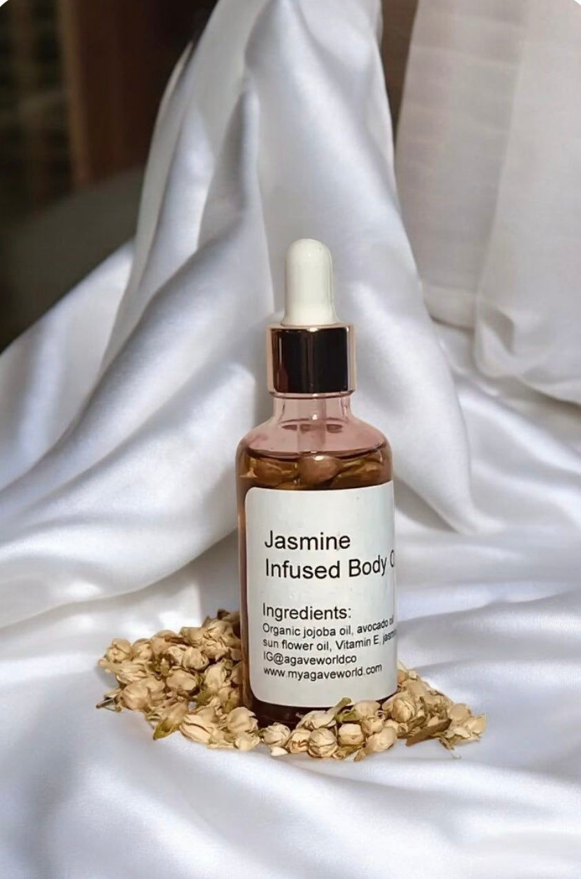 Jasmine Infused Body Oil/ Massage/ Moisturizer/ Hydrating