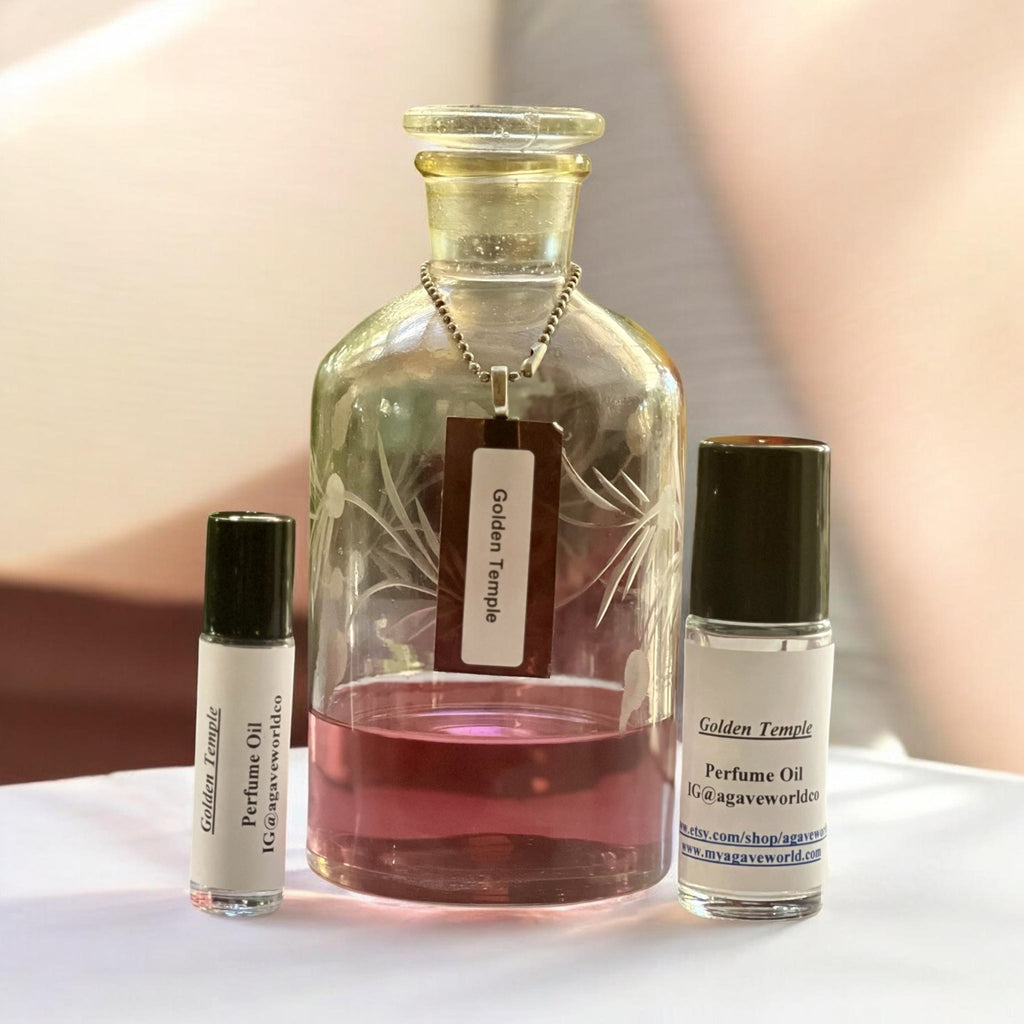 Golden Temple Fragrance Oil/ Alcohol Free Roll- On Bottle