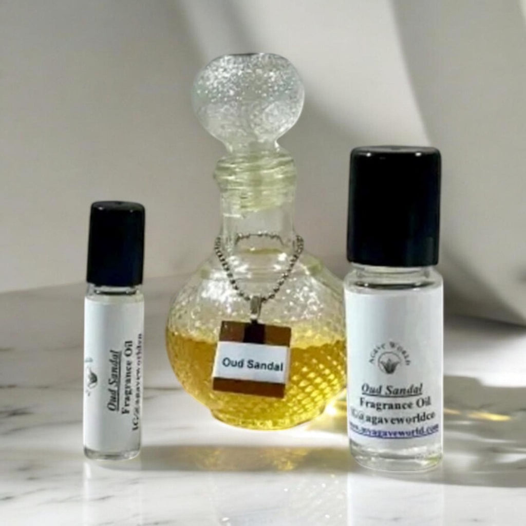 Oud Sandal Fragrance Oil/ Alcohol Free/ Roll- On Bottle
