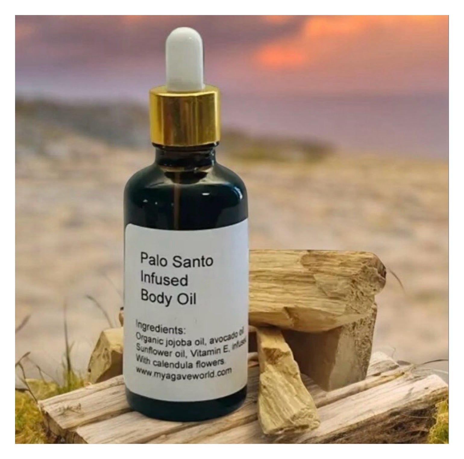 Palo Santo Infused Body Oil/ Massage/ Hydrating/ Moisturizer