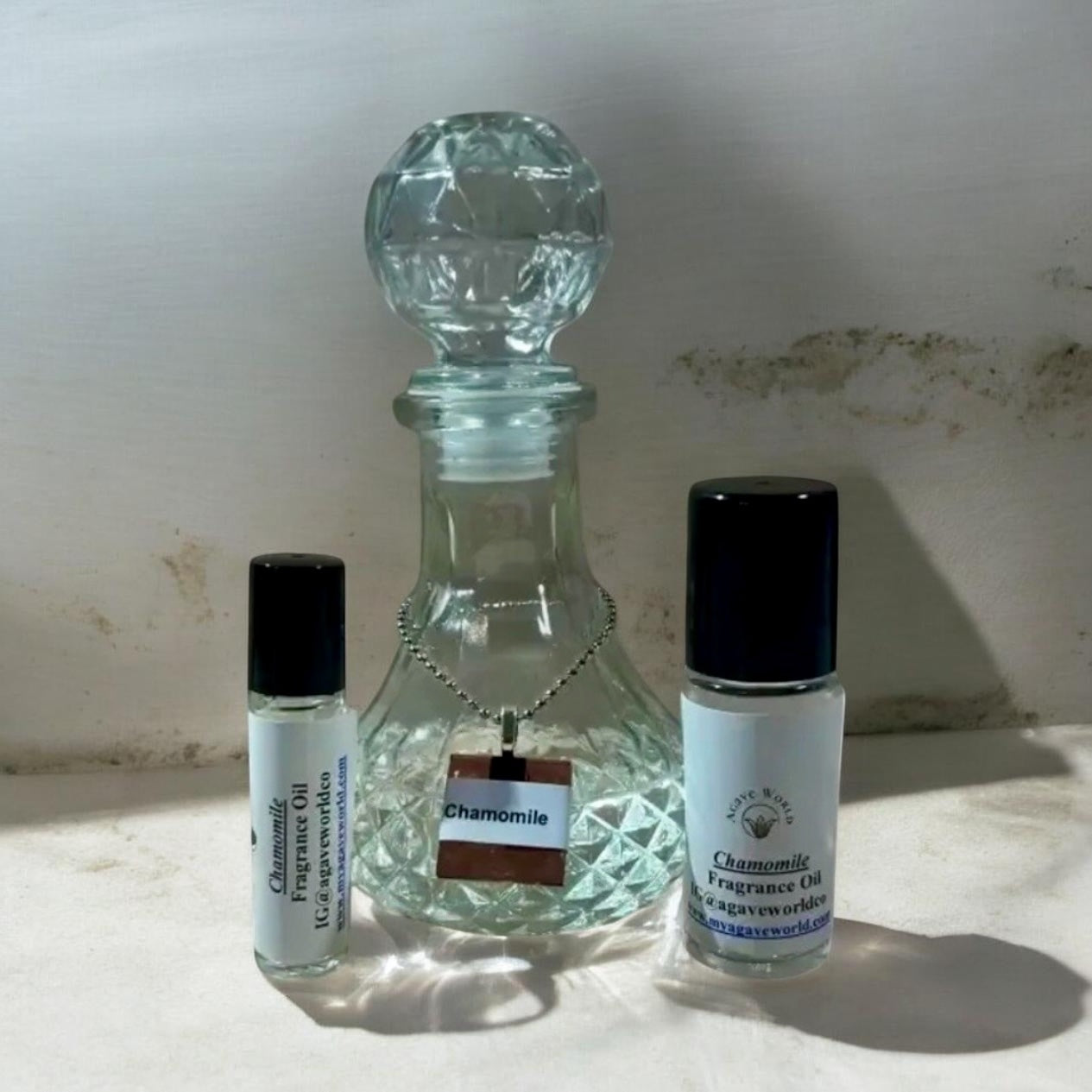 Chamomile Fragrance Oil/ Alcohol Free Roll- On Glass Bottle