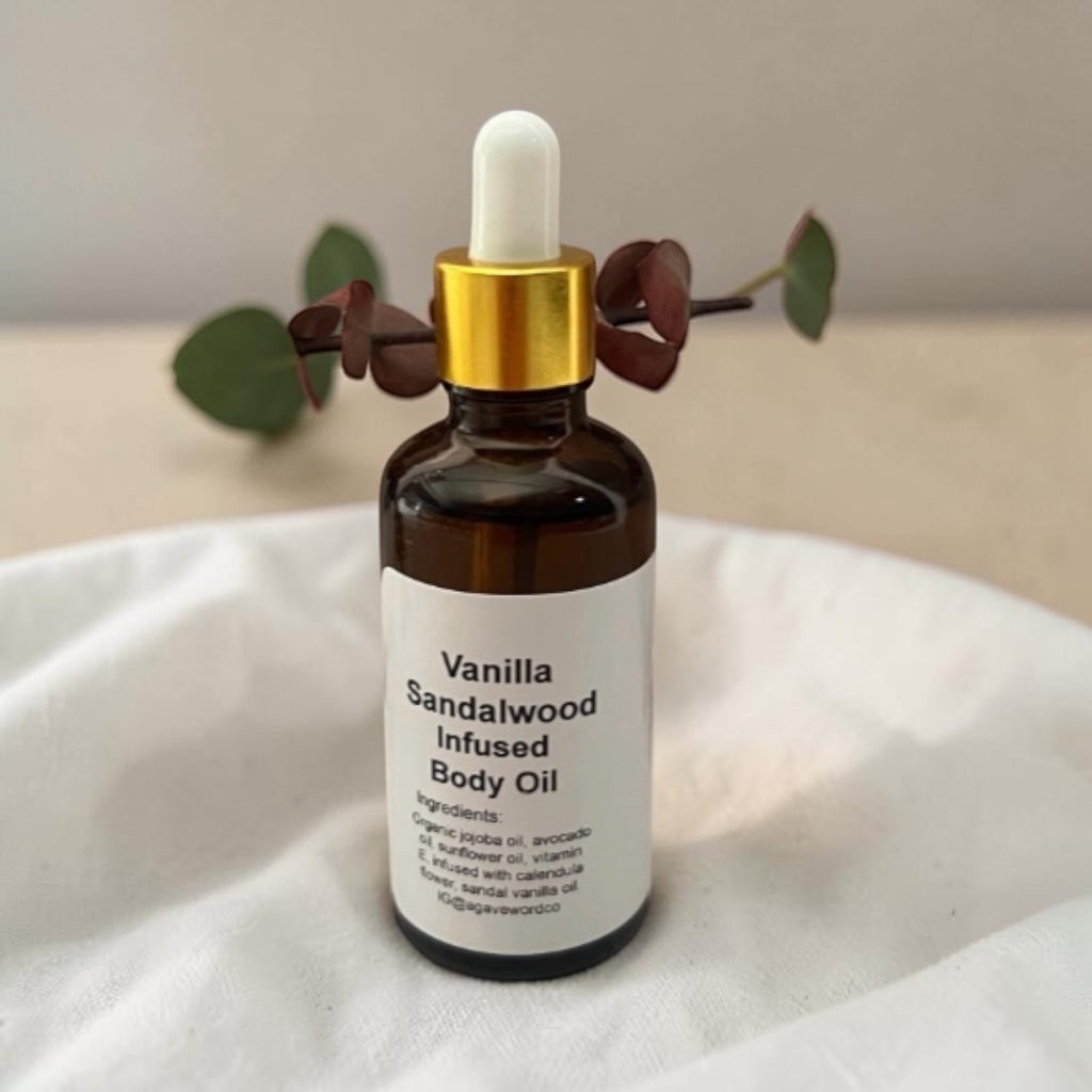 Vanilla Sandalwood Moisturizer Body Oil