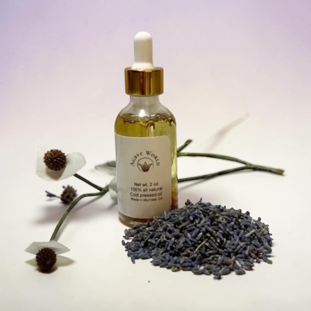 Lavender Chamomile Infused Body Oil/ Calming/ Message/ Moisturizer