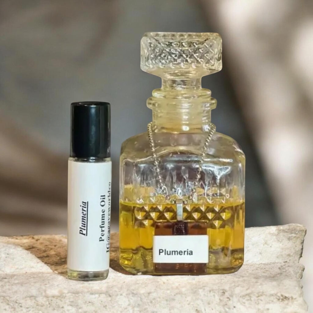 Plumeria Fragrance Oil/Perfume Oil/ Alcohol Free/ Roll- On Glass Bottle
