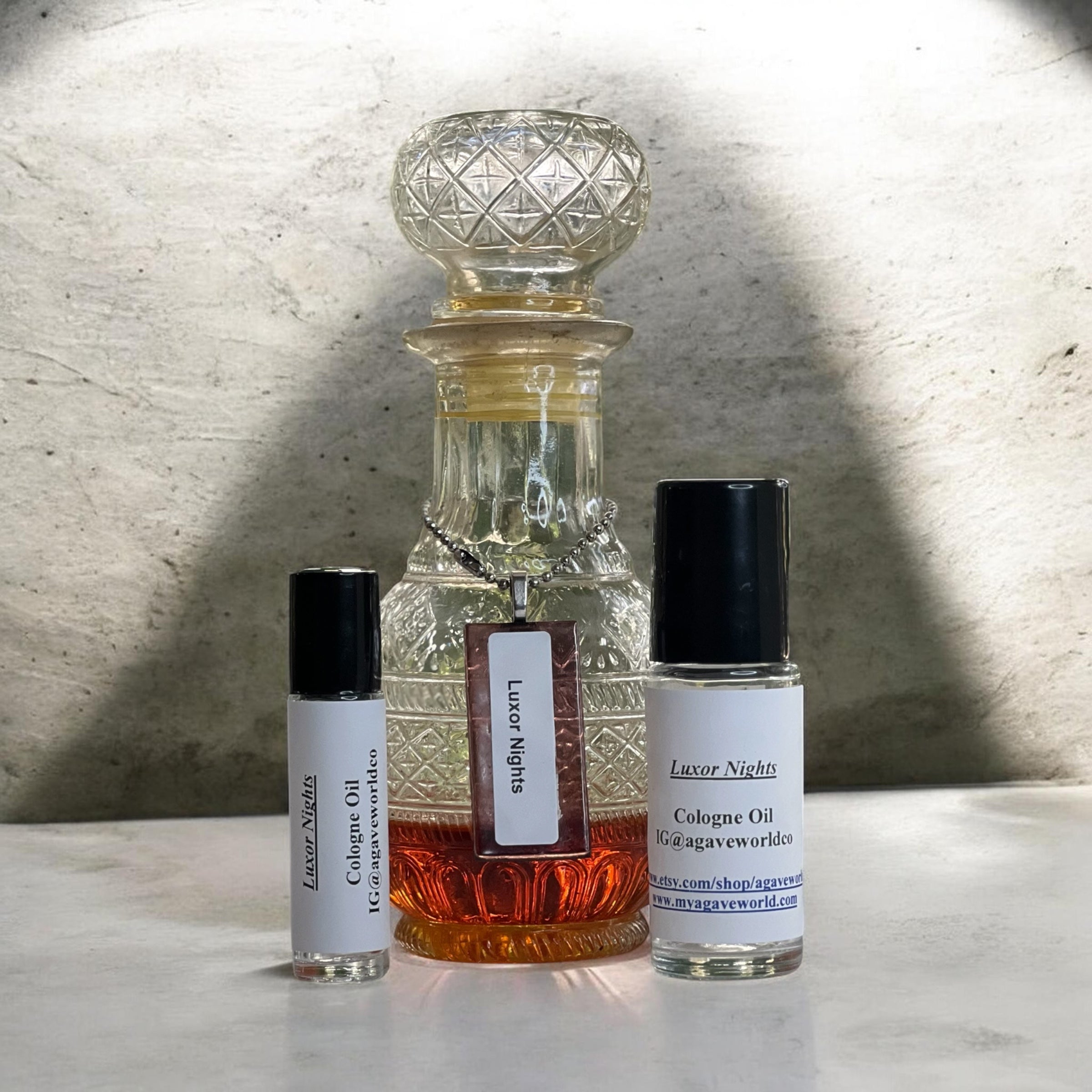 Luxor Nights Cologne Oil/ Roll-On Bottle