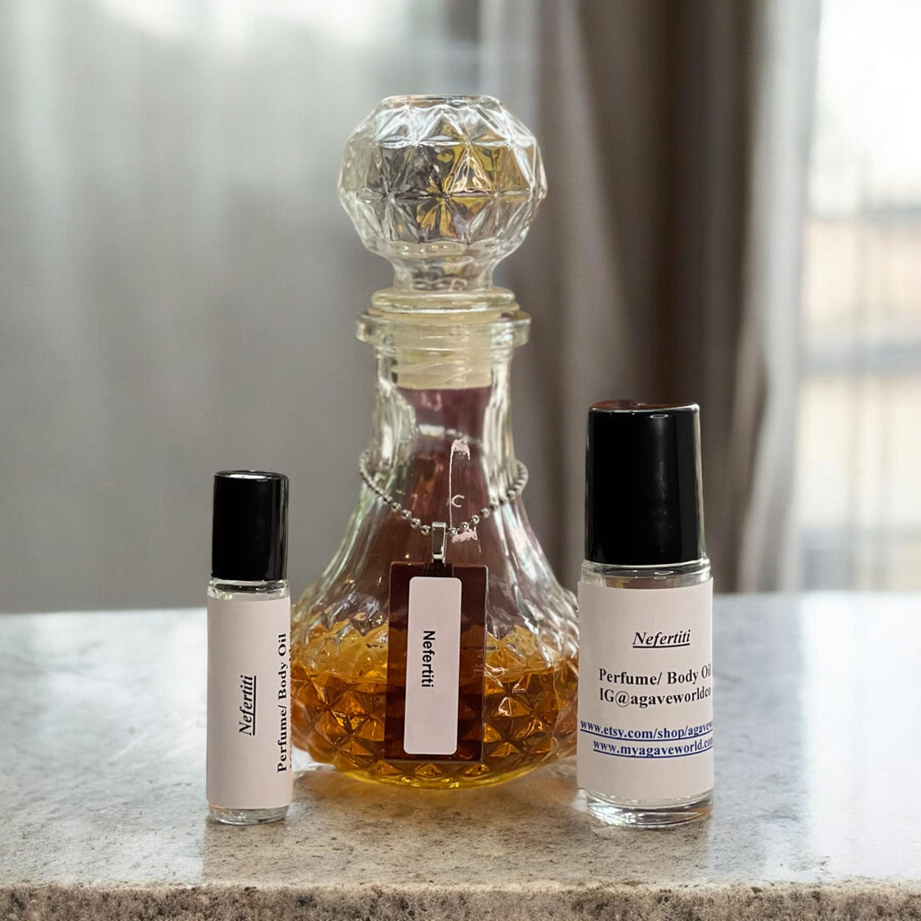 Nefertiti Fragrance Oil/ Alcohol Free/ Roll- On Glass Bottle