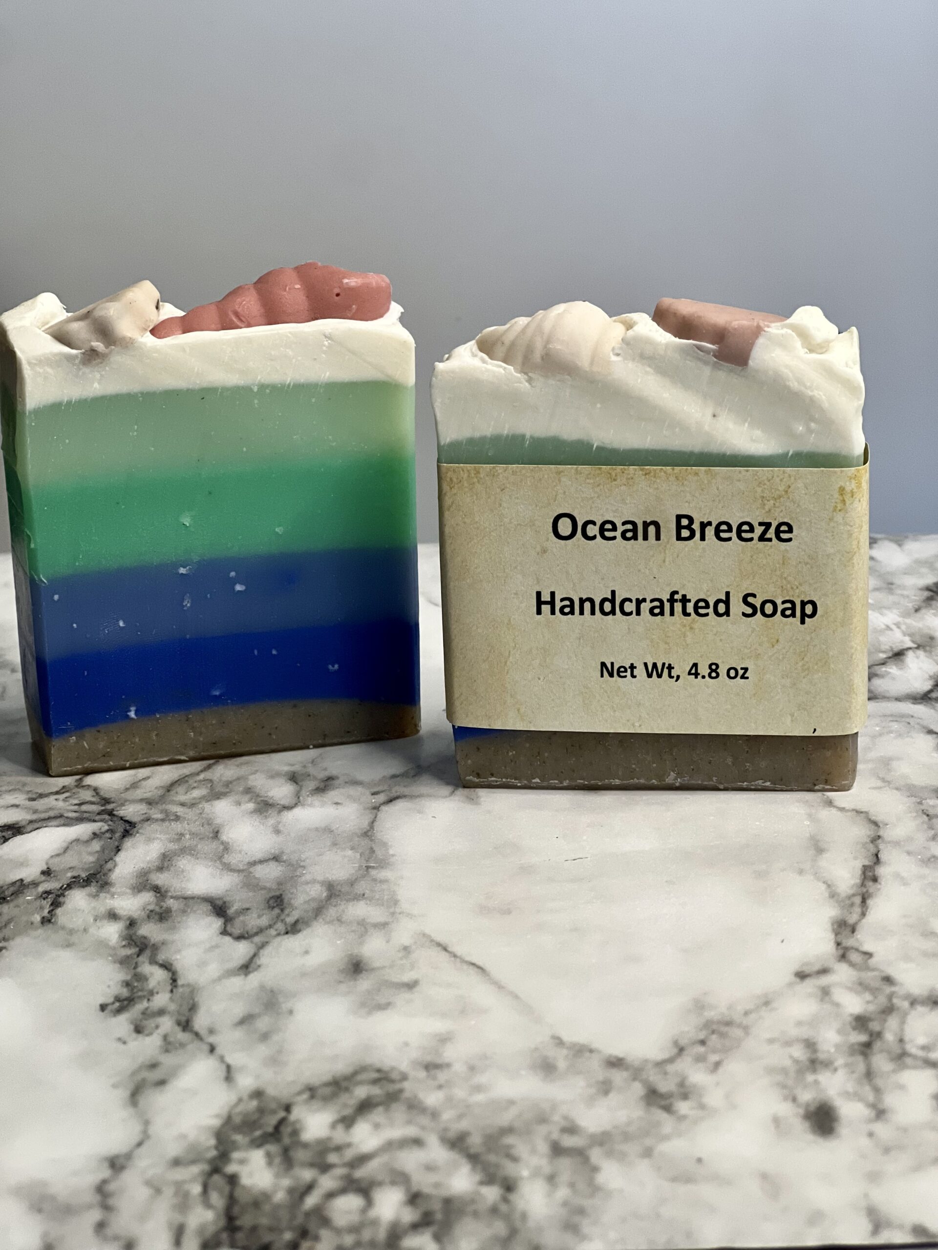 Blue Man Cold Process Soap Bar Soap Artisan Soap Gifts Under 30